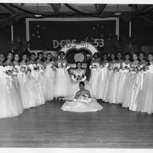 At the 1953 Kappa Fraternity Debutante Ball, young Black women stepped into society with elegance and pride. These nights celebrated beauty, education, and achievement — a powerful counterpoint to the stereotypes of the time.