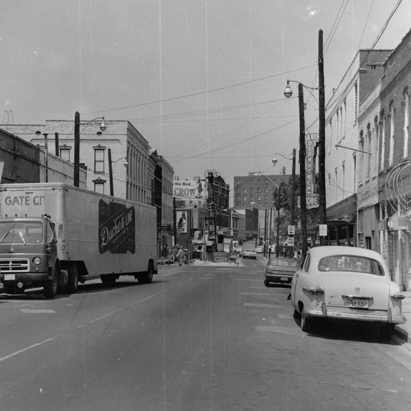 Everyday life in mid-century Memphis had its own rhythm. And when he wasn’t photographing protests, celebrities, and the struggles of segregation, Withers captured the beauty of daily life, like this street scene.