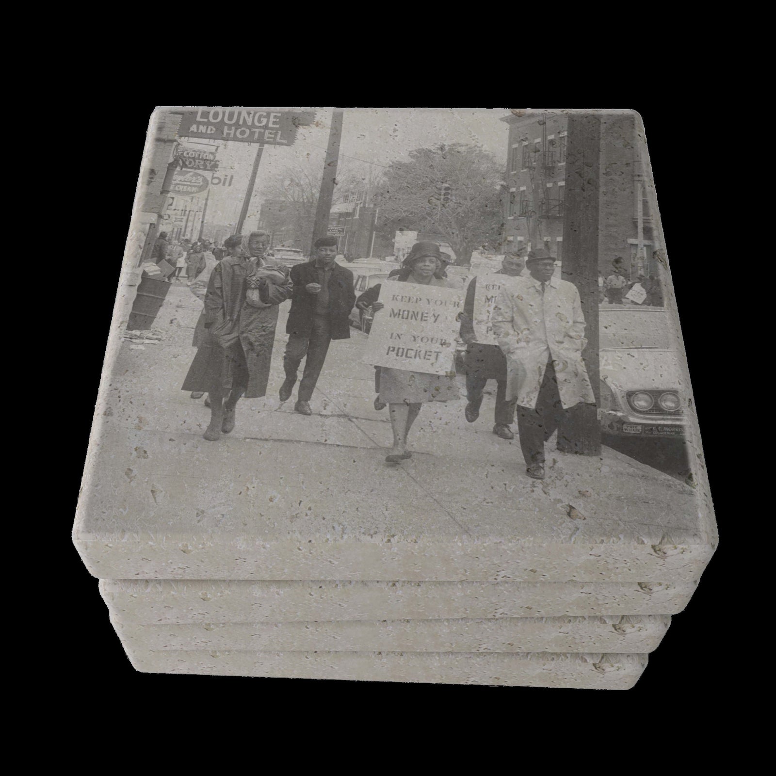 On April 8, 1968, four days after Dr. King's assassination, thousands filled the streets of Memphis carrying signs that re...