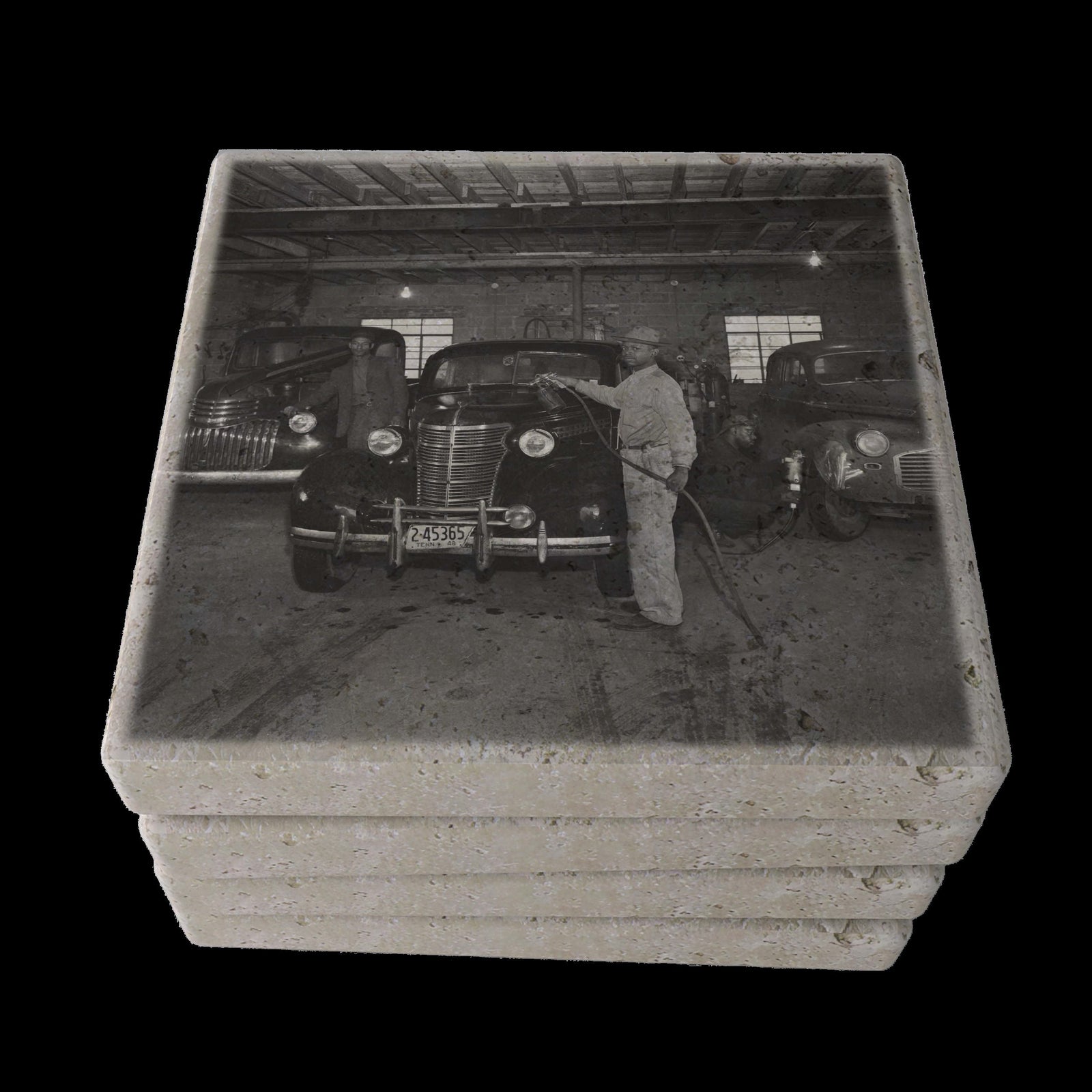 Inside the Williams repair shop on Union Avenue in Memphis, work and community came together. Ernest Withers often photogr...